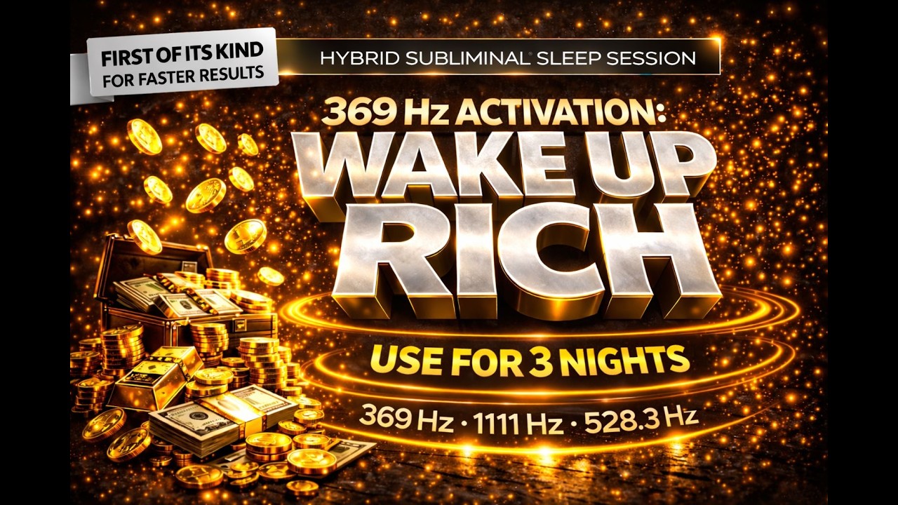 💥 369 Hz 3-Night Wealth Activation &mdash; Wake Up In Your Richest Timeline | HYBRID Subliminal&reg;