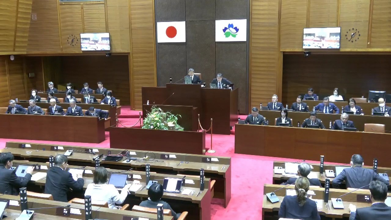 令和8年3月定例会 1日目 招集日 2月20日 議案の審議（提案理由説明・質疑・付託））