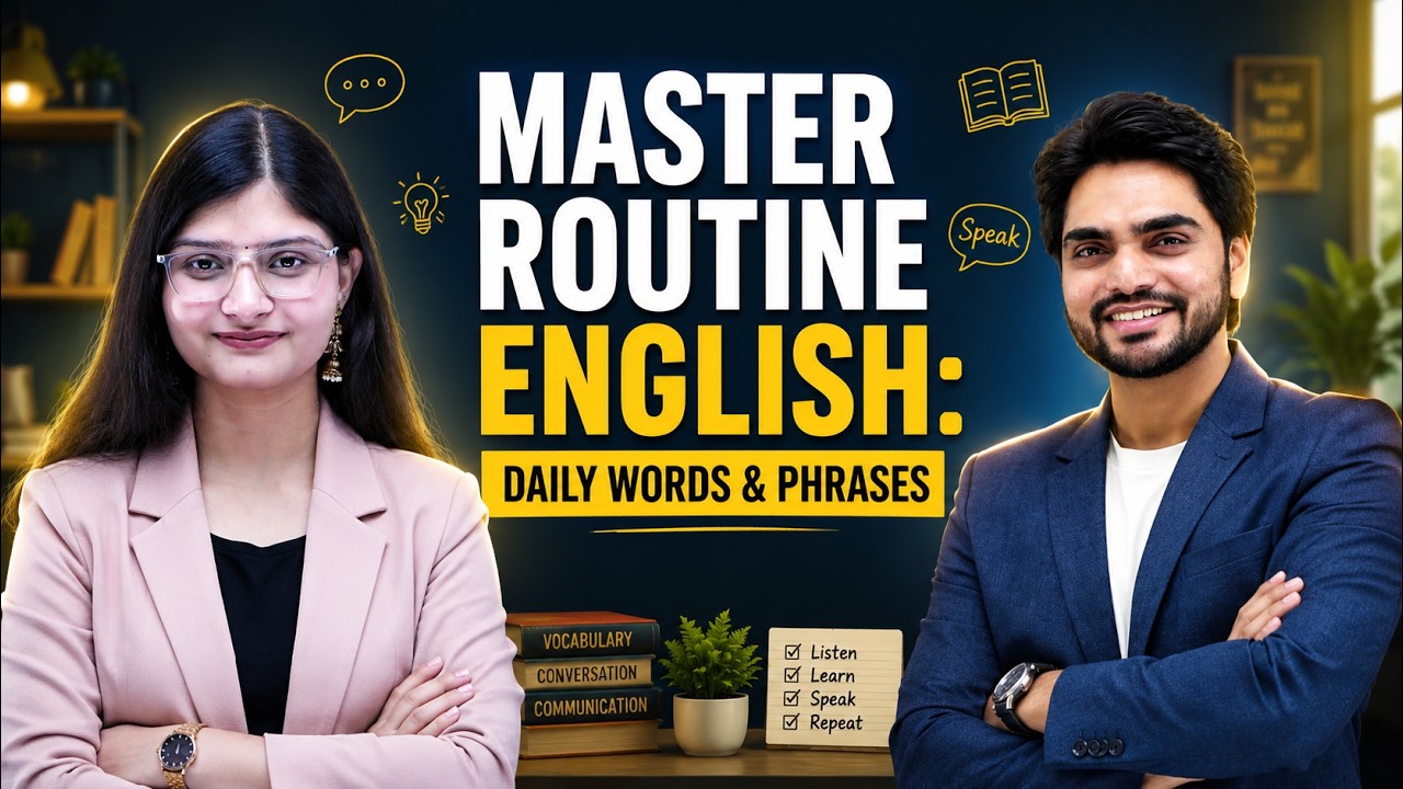 🔴 MASTER YOUR ROUTINE VOCAB | LIVE | BE A PROFESSIONAL SPEAKER | VOCABULARY WITH WORDS MEANING
