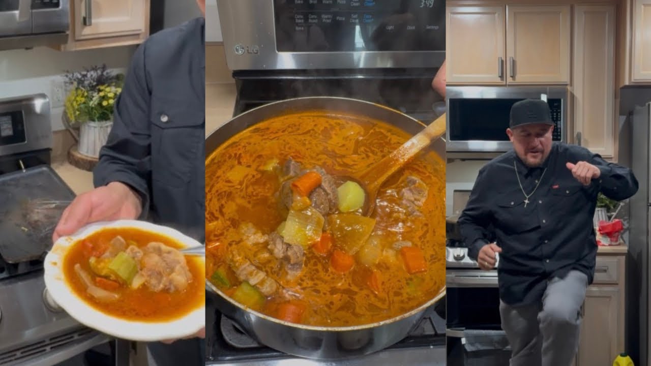 MOLE DE OLLA Y QUEDO 10 DE 10 🍅😋🧄🥕😄