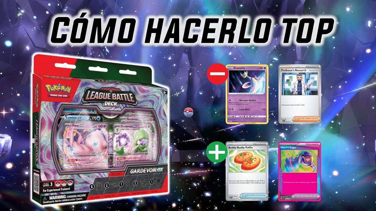 Cómo mejorar el League Battle Deck de Gardevoir ex ¡Mazo top por muy poco!