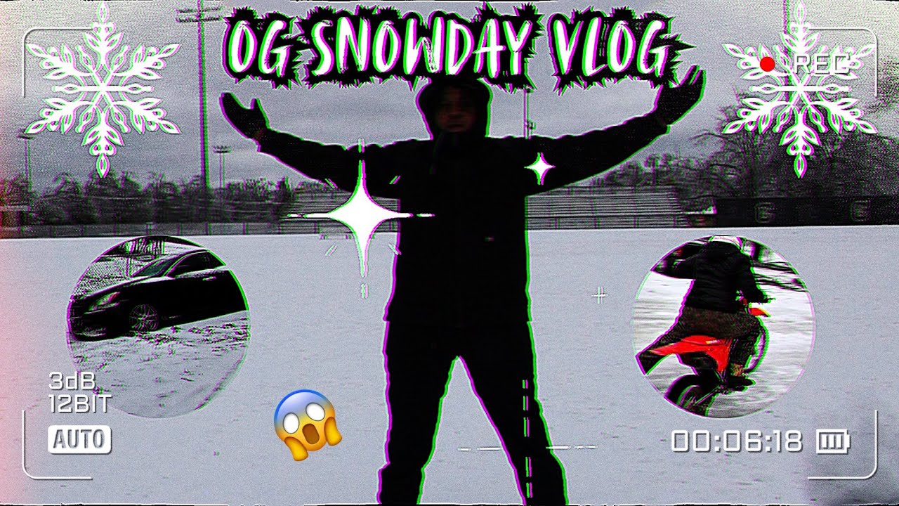 WE HAD A STORM/SNOW DAY IN THE CITY IT WAS CRAZY !! ( WATCH TO THE END ) 👀👀