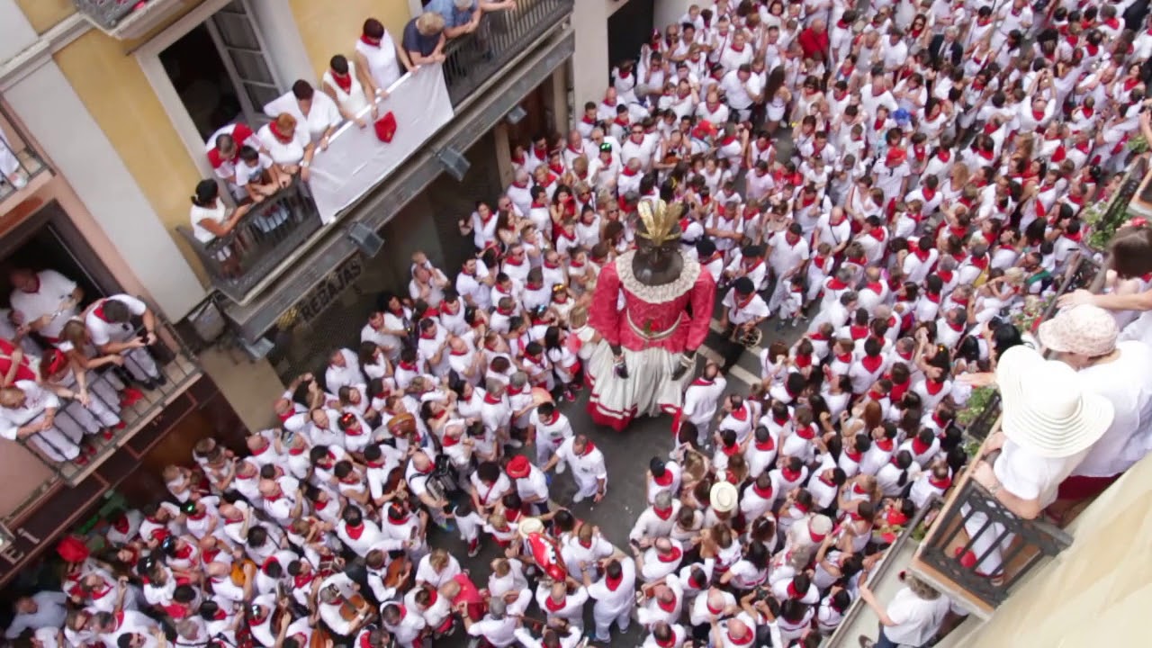 El Negro José en Sanfermines