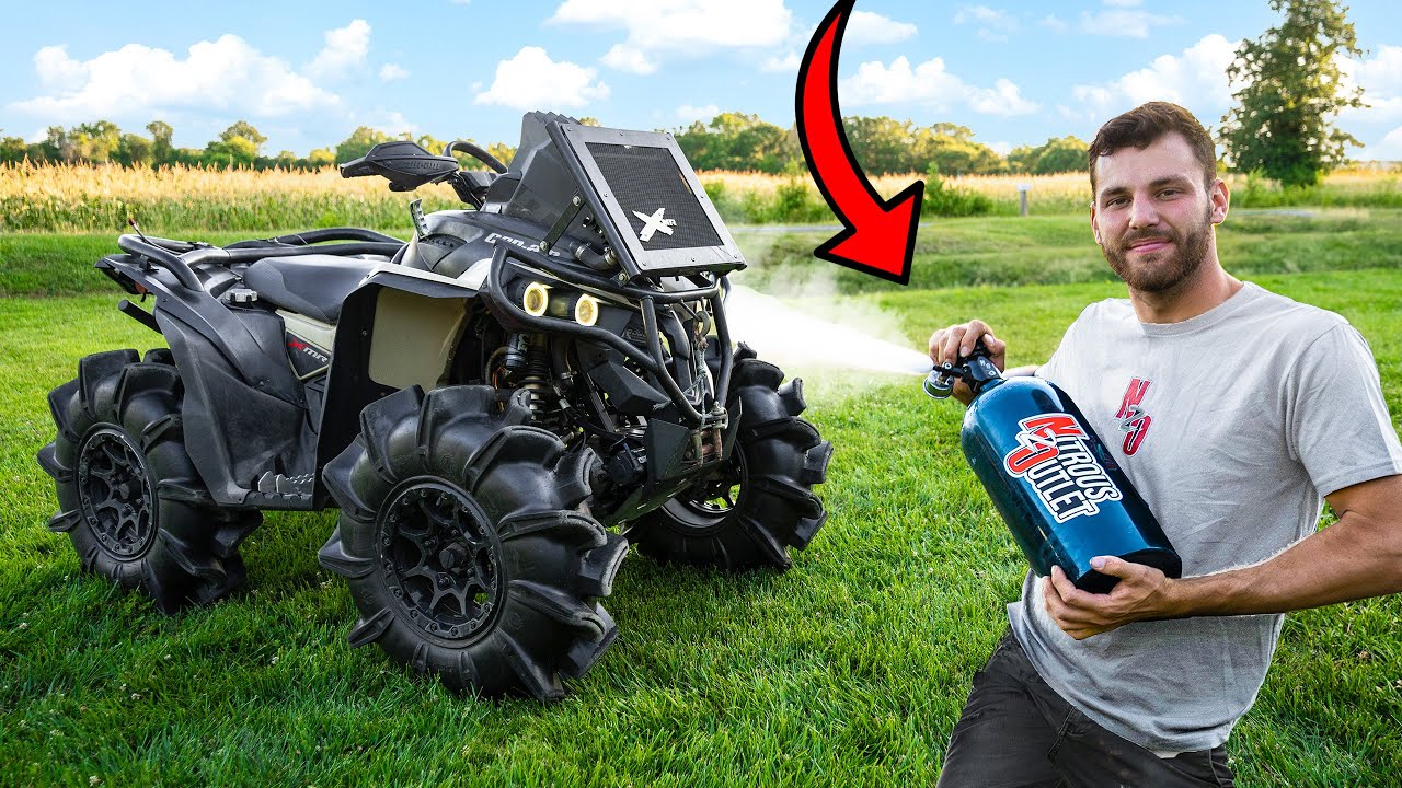 Я залил закись азота на свой Can-Am RENEGADE!