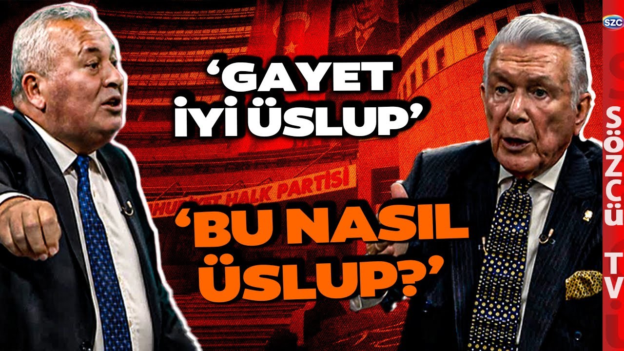 Uğur D&uuml;ndar ile Cemal Enginyurt Arasında &Ccedil;ok Sert CHP Tartışması! Sesler Bir Anda Y&uuml;kseldi