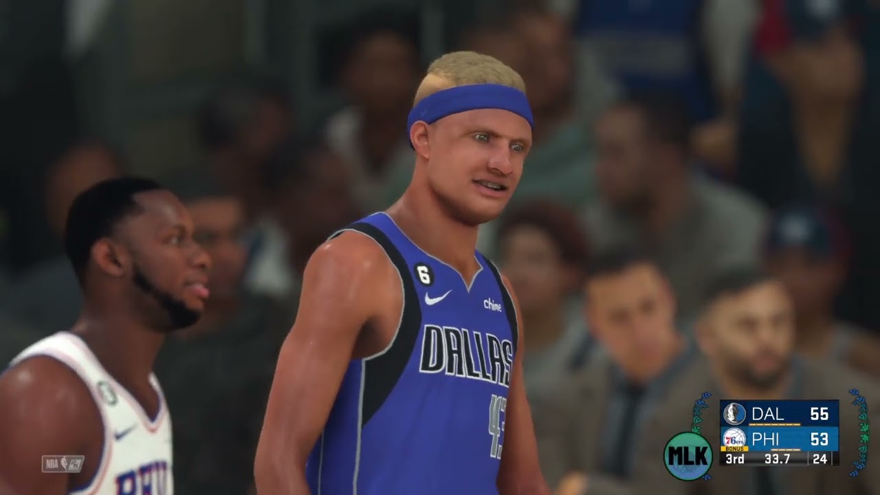 NBA 2K23 Maverick vs 76ERS Pt 2