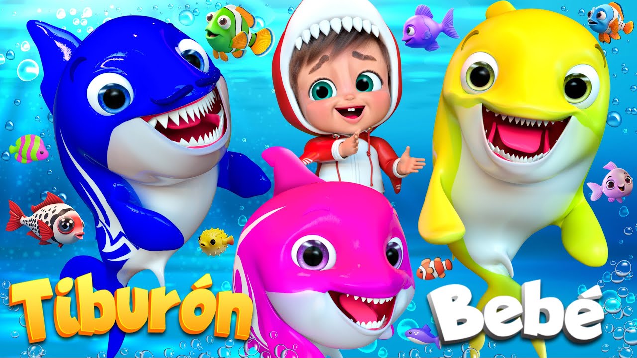 Bebé Tiburón y sus Aventuras | canciones infantiles y rimas infantiles  @SuperLucaEspanol