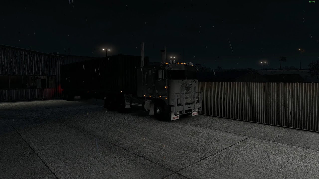 Heavy Winter Mod with Snow Physics in ATS - Merry Christmas Eve