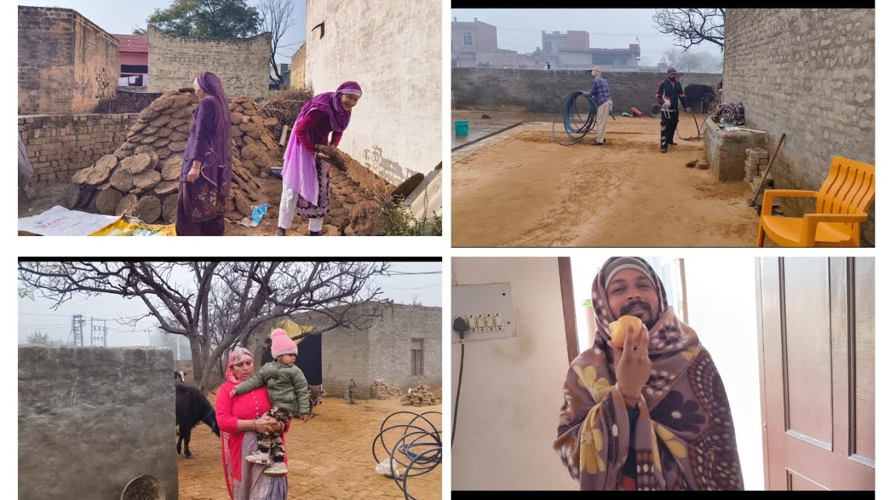 ।। नहीं मिली पानी कि पाइप।। मम्मी ने किया बिटोडे का काम।।#vlog #vlogvideo #villagerlifestyle #viral 