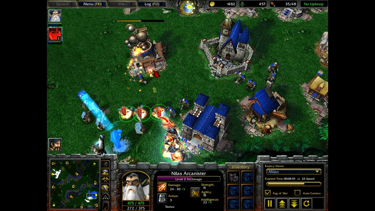 Frozen Throne, Human Vs Human Computer Insane-Amai 1vs1