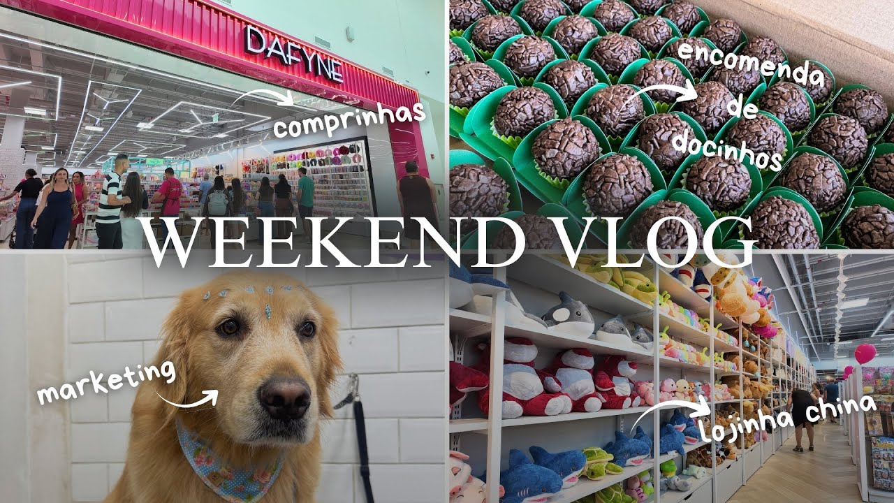 WEEKEND VLOG - SEQUÊNCIA DE ANIVERSÁRIOS, GRWM, MARKETING, DONA DE CASA 