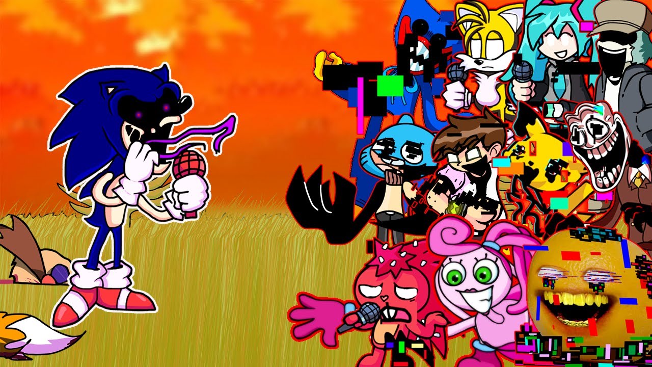 FNF - Too Slow But All Pibby Characters Sings It 🎤 (Every Turn a Different Character Sings)