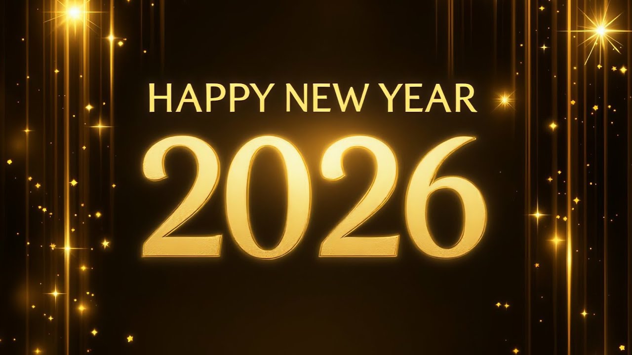 Welcome Year 2026! 🎇🕛🎊