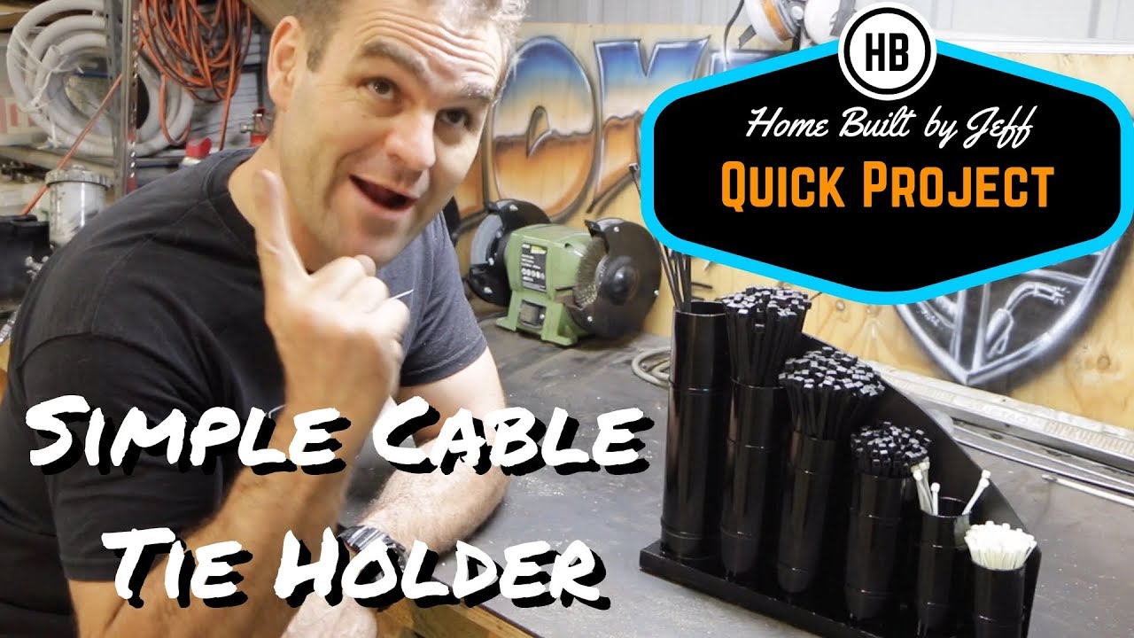 Super Simple Cable Tie Holder
