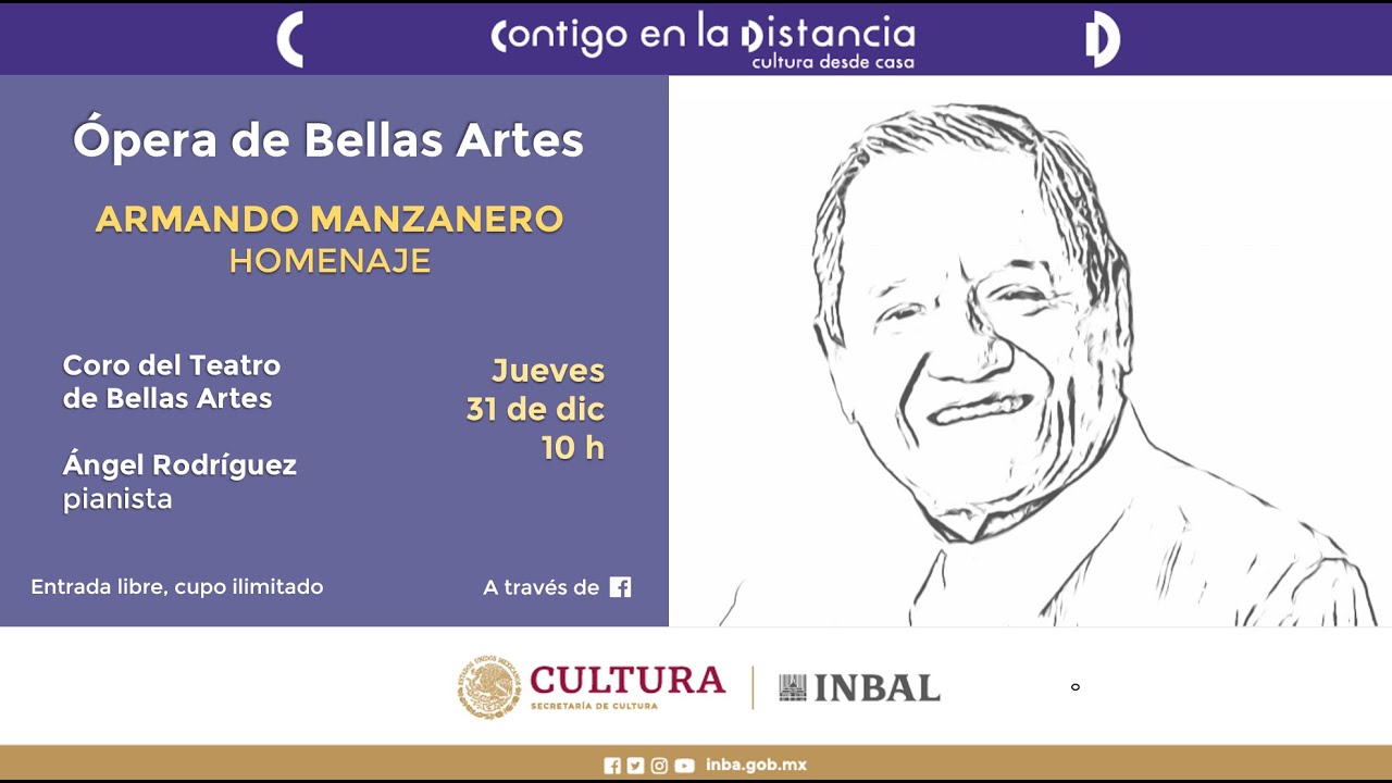 Esta tarde vi llover, del maestro Armando Manzanero / Coro del Teatro de Bellas Artes / INBAL