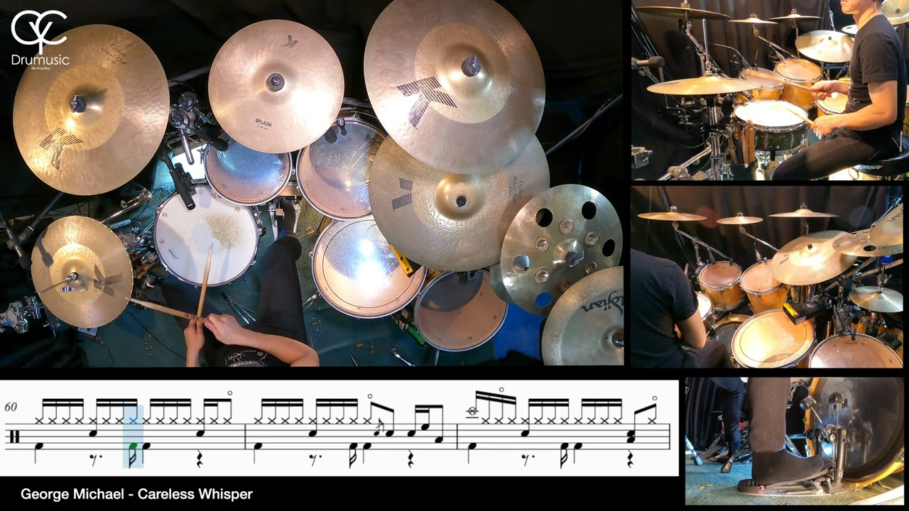 Careless Whisper - George Michael / Drum Cover By CYC (@cycdrumusic ) score & sheet music