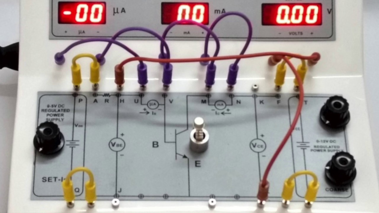 VTU Physics Experiment/Lab - Transistor Characteristics (Exam Revision)
