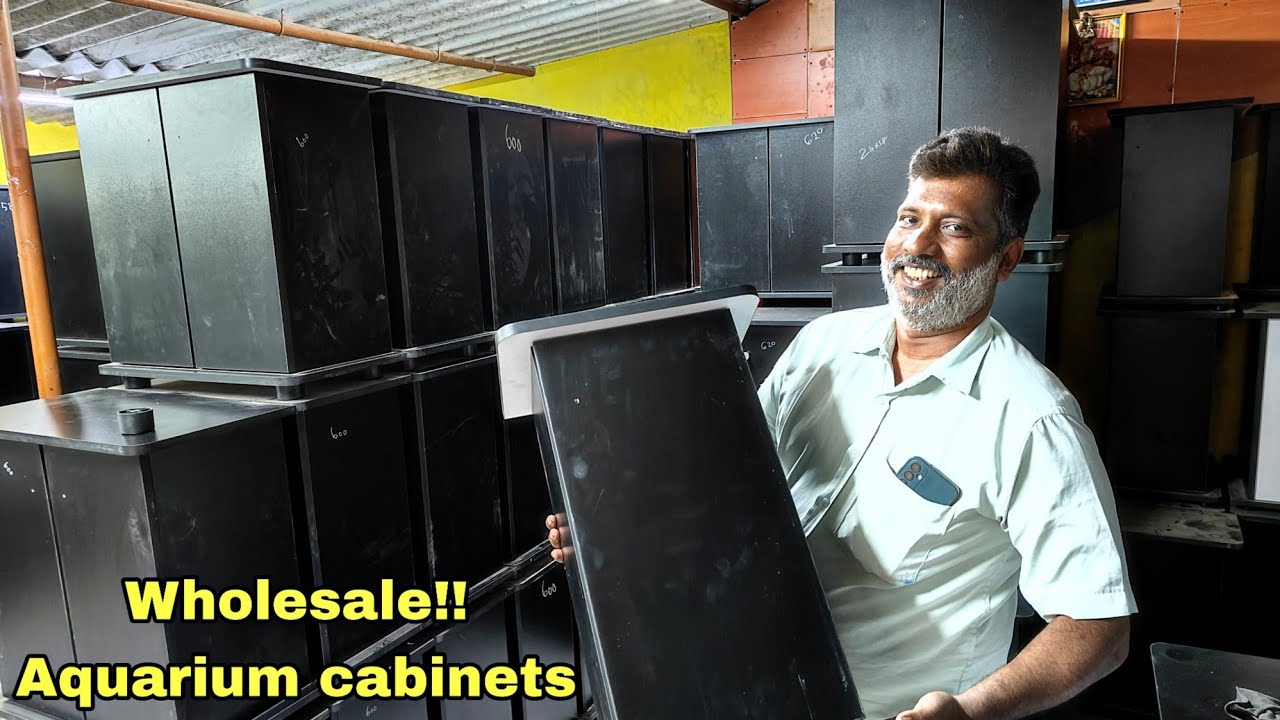 Aquarium cabinet manufacturer shop tour | kolathur | தமிழ்