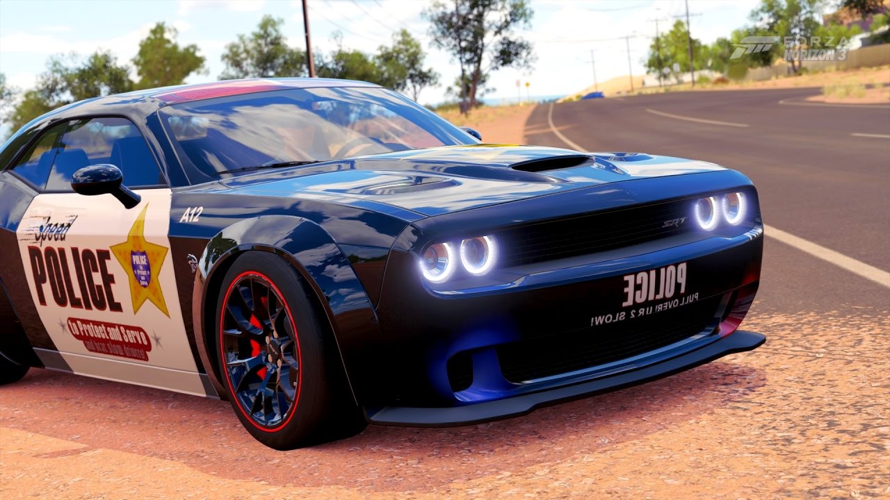 Forza Horizon 3 - POLICE | Dodge Challenger SRT Gameplay HD 1080p