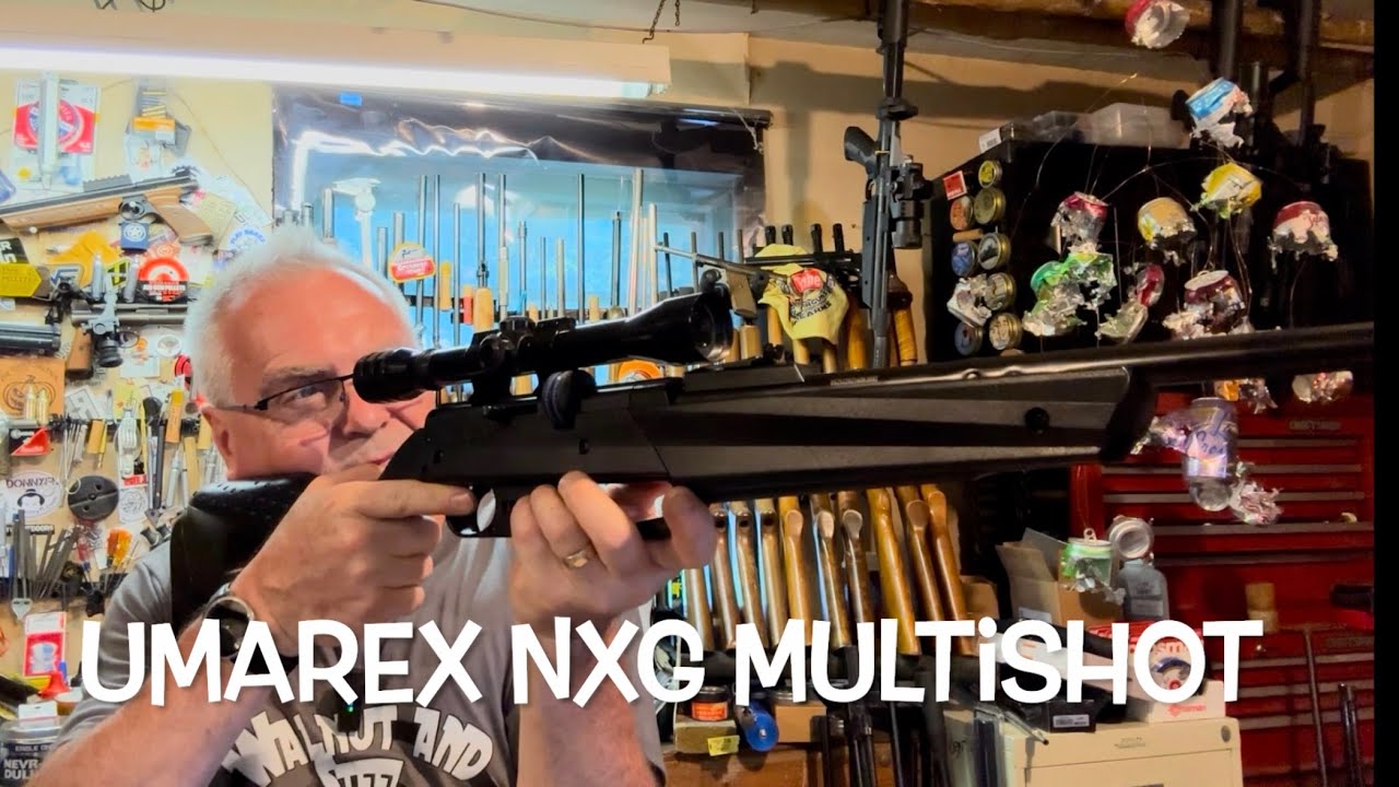 Umarex NXG APX Multi-shot multi pump rifle garage review & plinking!