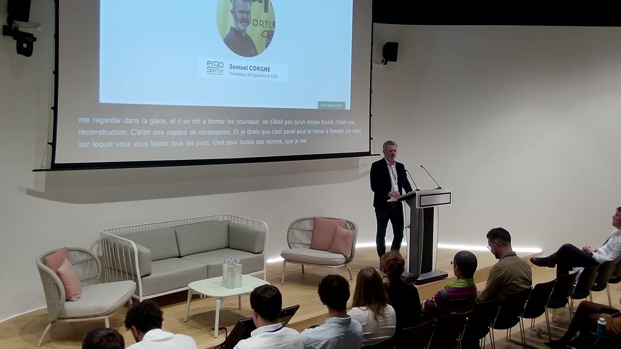 Le discours inspirant de Samuel Corgne, fondateur d’ErgoSanté, sur l’inclusion et l’innovation