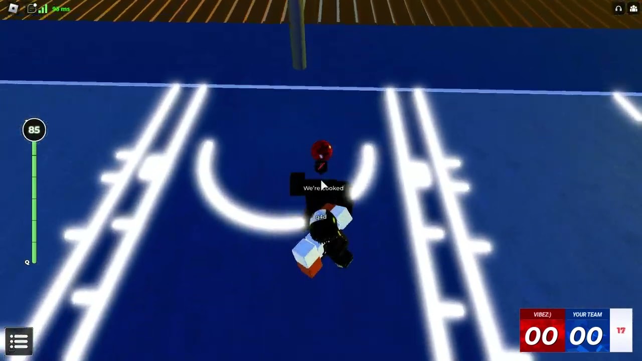 PLAYING HOOPZ BUT IF I MISS I HAVE TO LOWER MY SENSITIVITY (Roblox Hoopz)