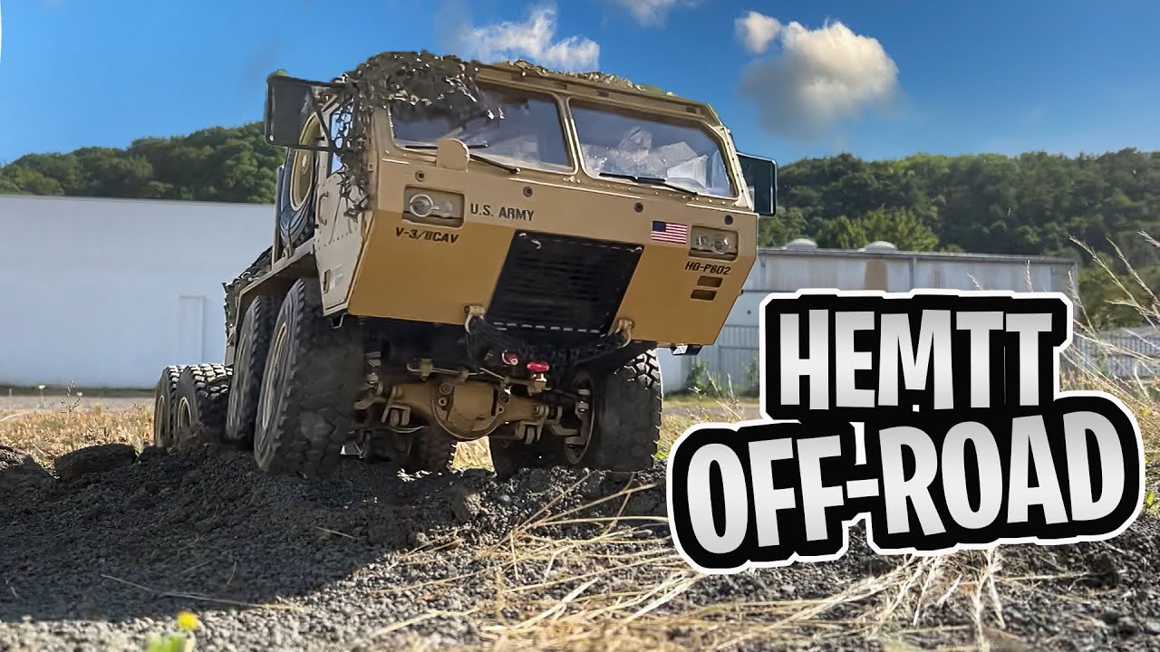 Радиоуправляемый внедорожник Hemtt 8x8 HG P802 Армия США Военный радиоуправляемый грузовик