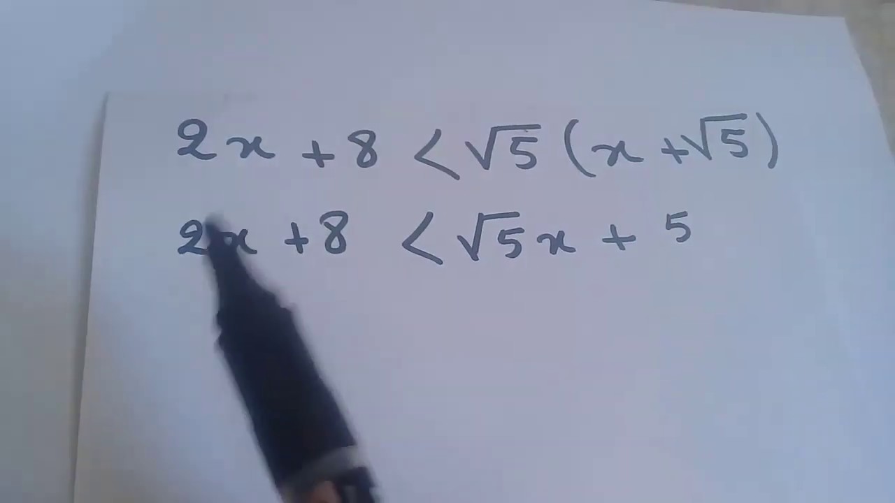 كيفية حل المتراجحات بجميع أنواعها