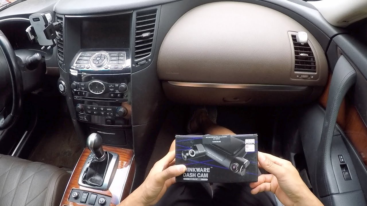 Infiniti FX35 Thinkware Q800 Pro Dash Cam Install