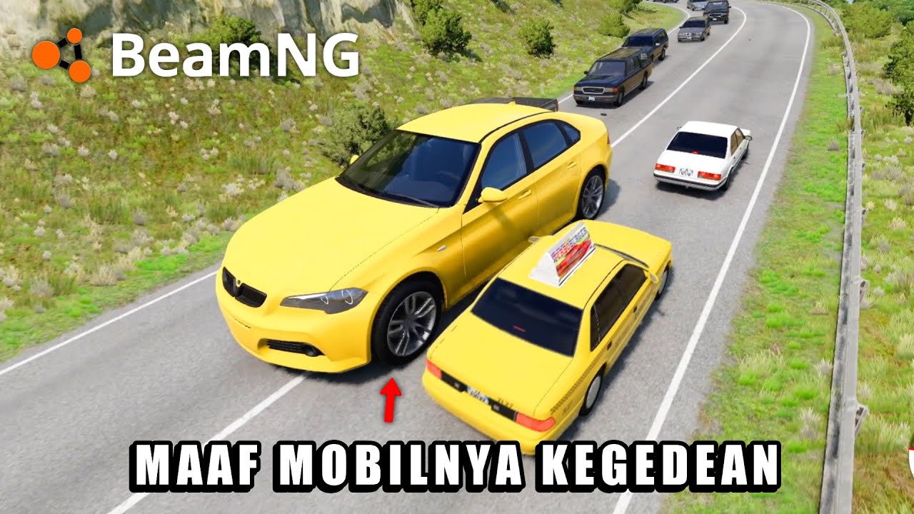 Setiap Aku Nabrak Mobilnya Bakal Semakin Besar - BeamNG Drive Indonesia