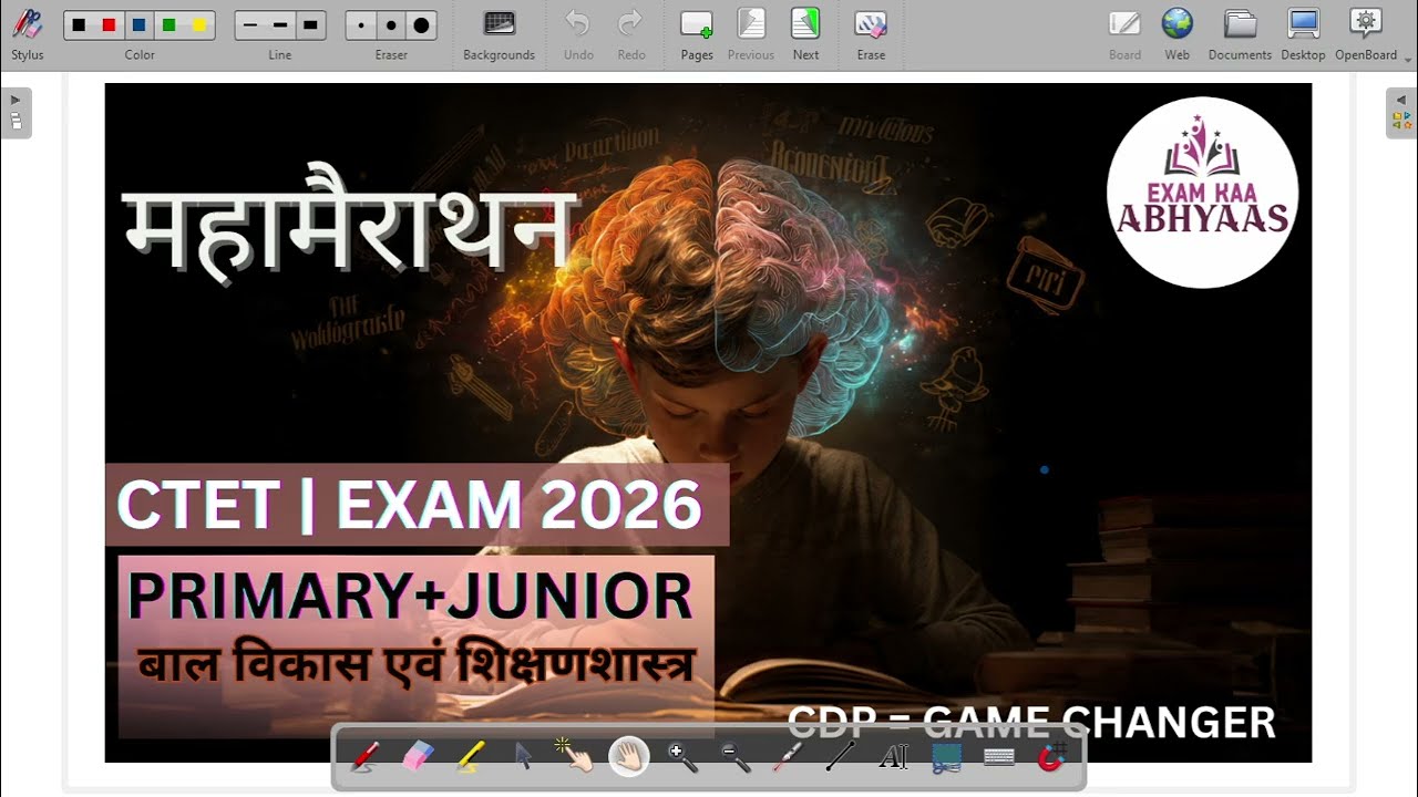 CTET EXAM-2026 | PRIMARY+JUNIOR | बाल विकास एवं शिक्षणशास्त्र | महामैराथन | BY MS SIR