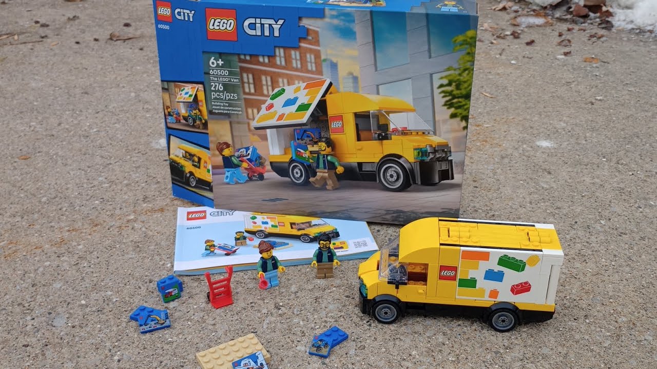 NEW 2026 LEGO VAN 60500 A very nice little van with no stickers - only prints! 👍👍🌐🧸📦📦📦