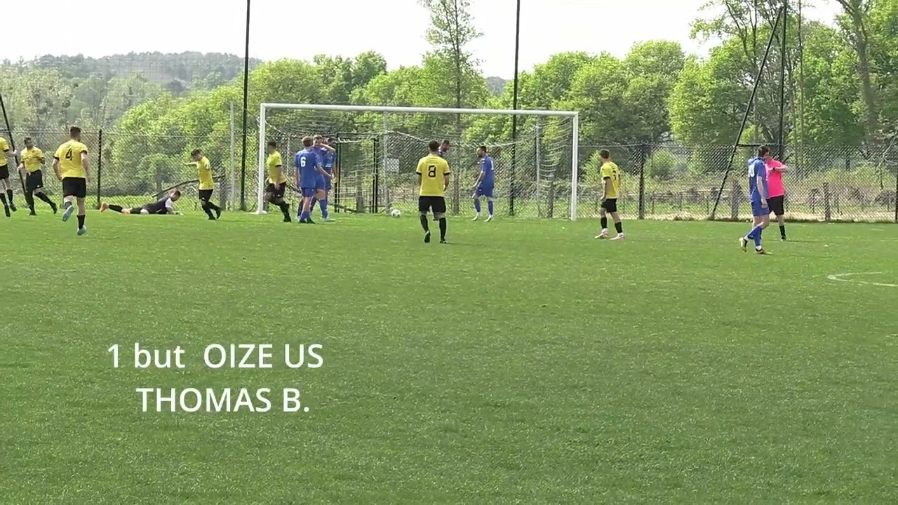 Championnat district Sarthe Division 3 Seniors M POULE D  Us Oizé  3 - 6  Requeil Us Journée 19