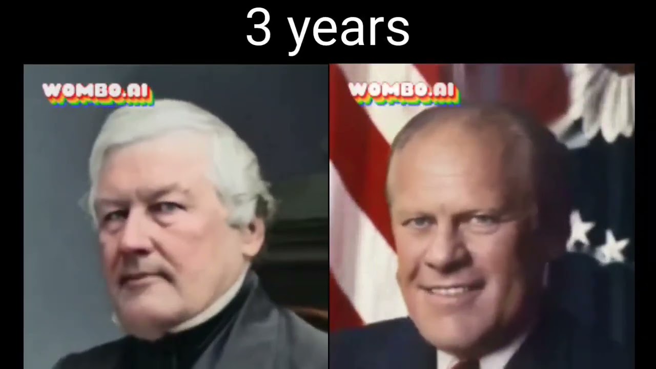 U.S presidents sing random songs based on how many time they spent in office #wombo