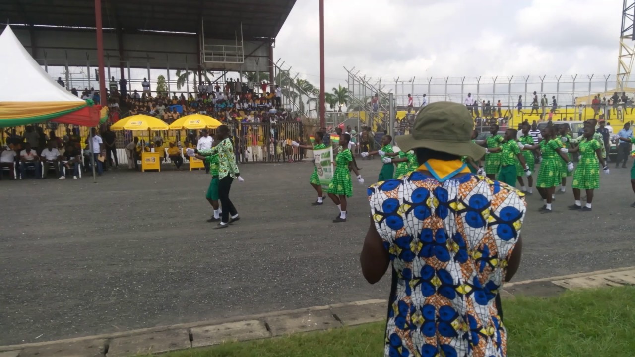 St. Cecilia Glory School.winner of Obuasi Municipal Assembly Ghana @60 March Pass