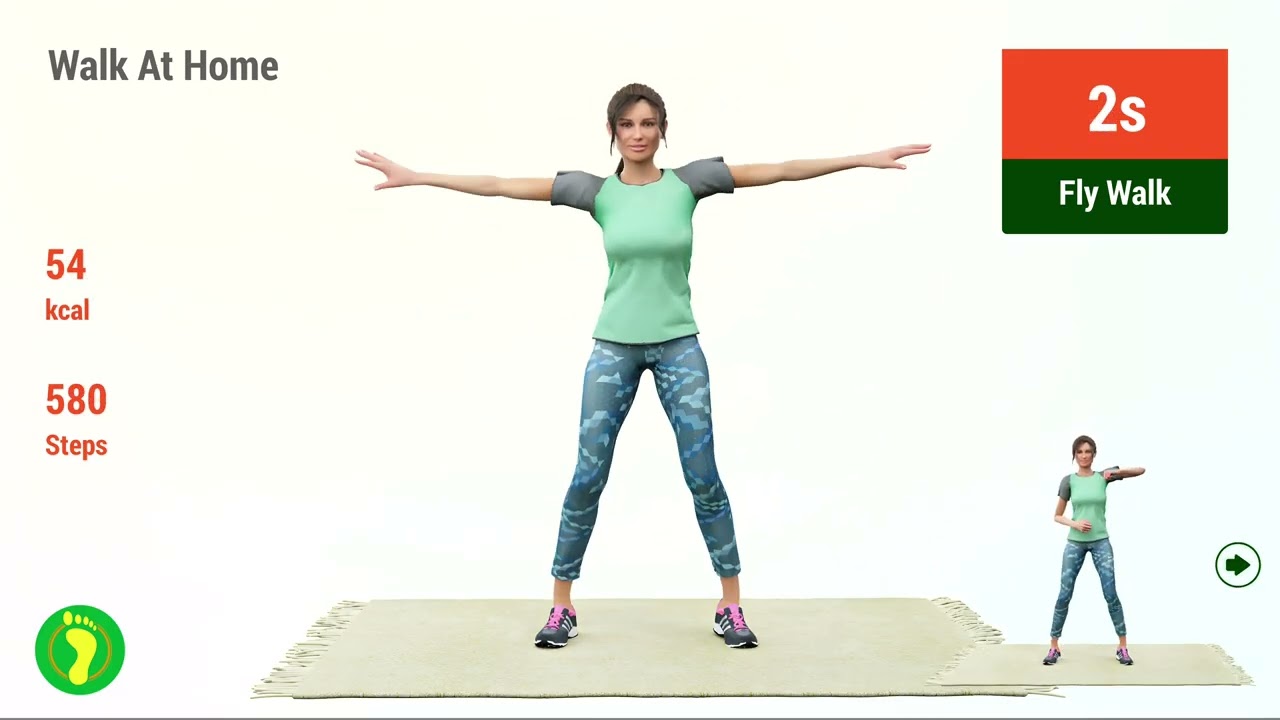 30-Min Walk At Home: Lose Weight & Burn Fat
