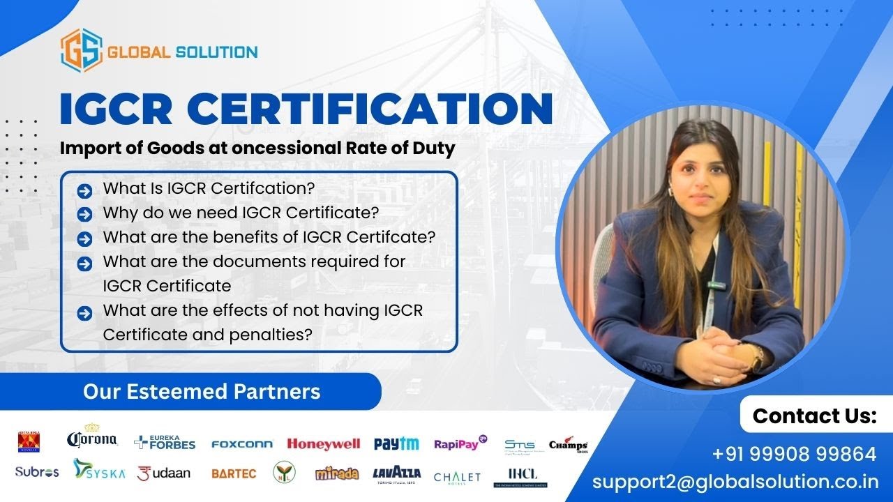What is an IGCR certificate? | Eligibility Criteria, Benefits & Compliance