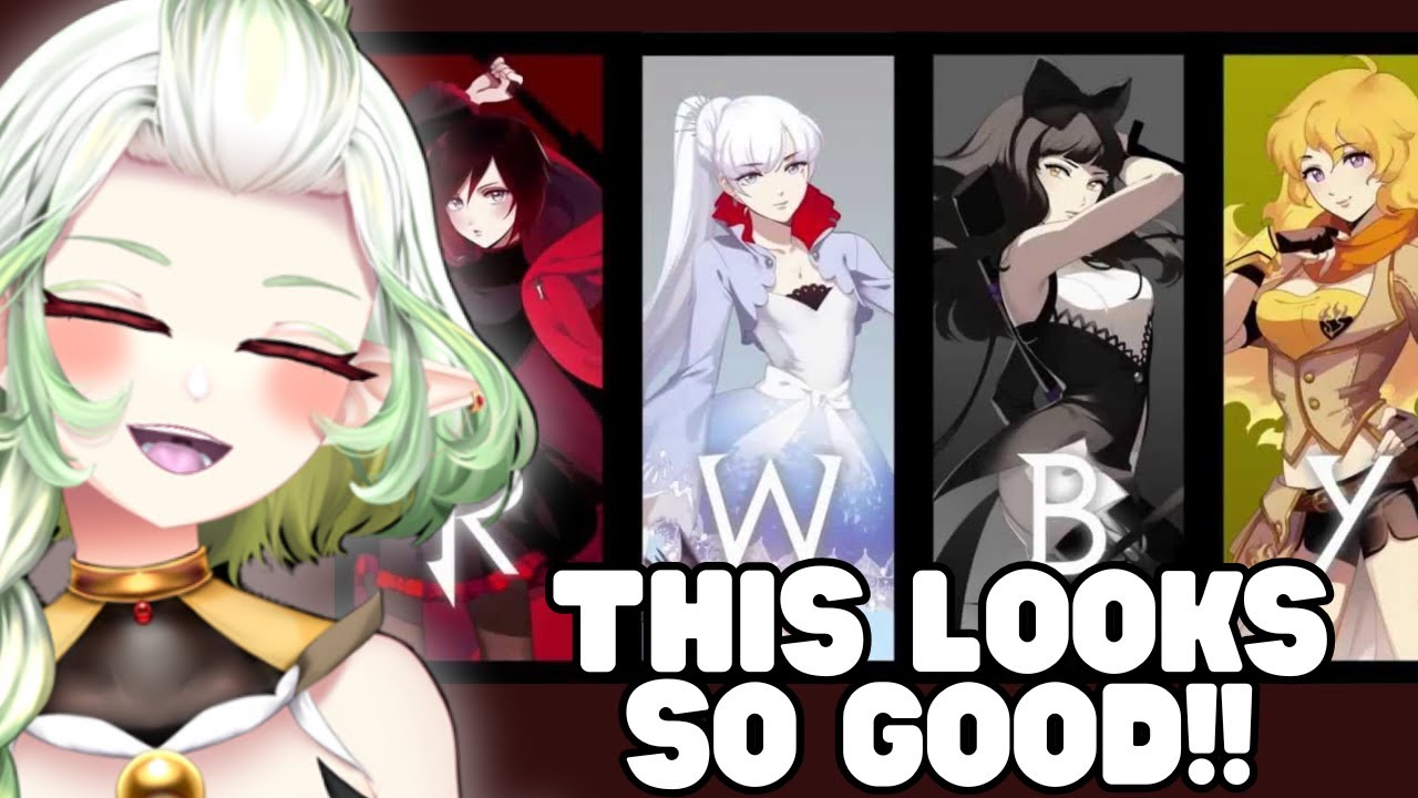 Стоит ли смотреть RWBY?! | Реакция VTuber | Цветные трейлеры RWBY