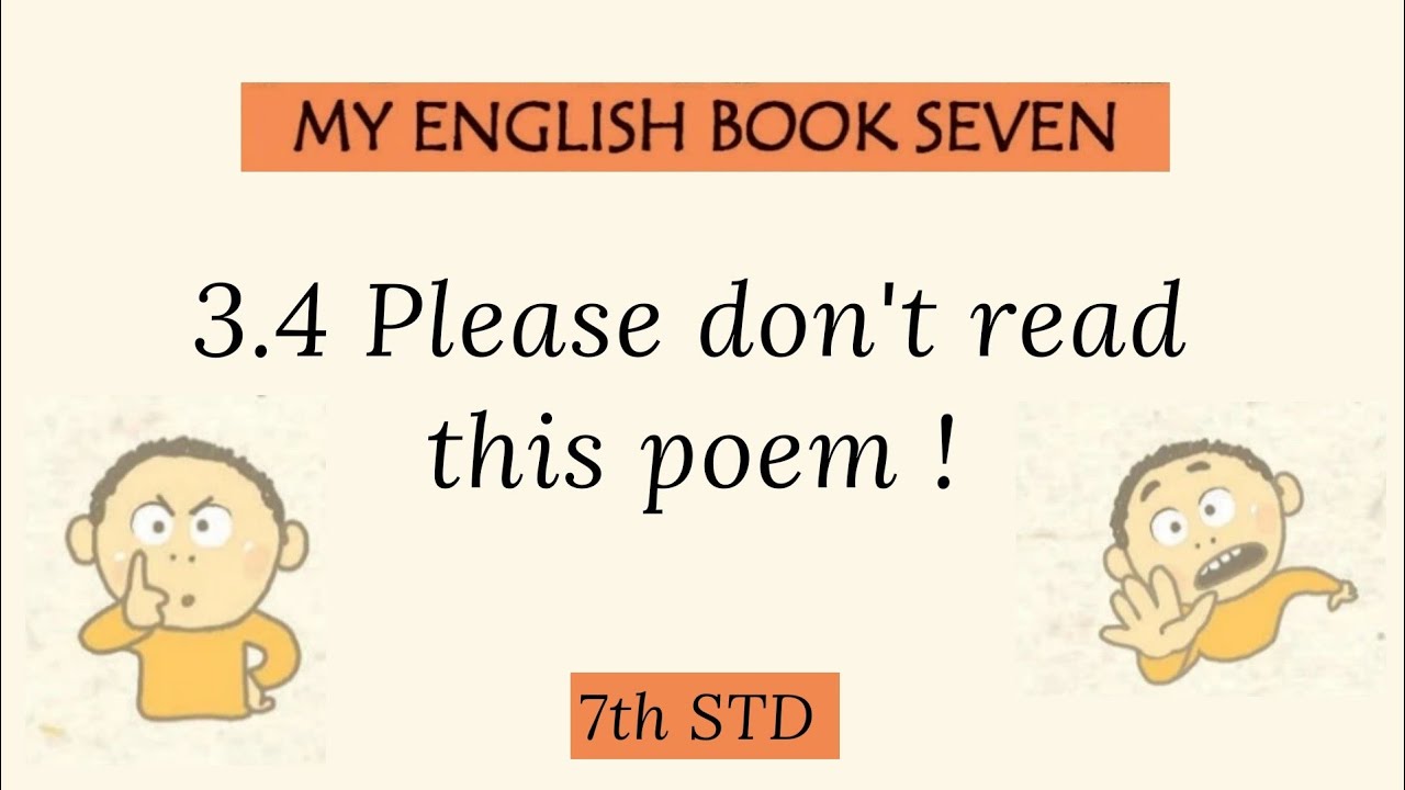Don't read this poem Workshop | Don't read this poem pointers | Don't read this poem question answer