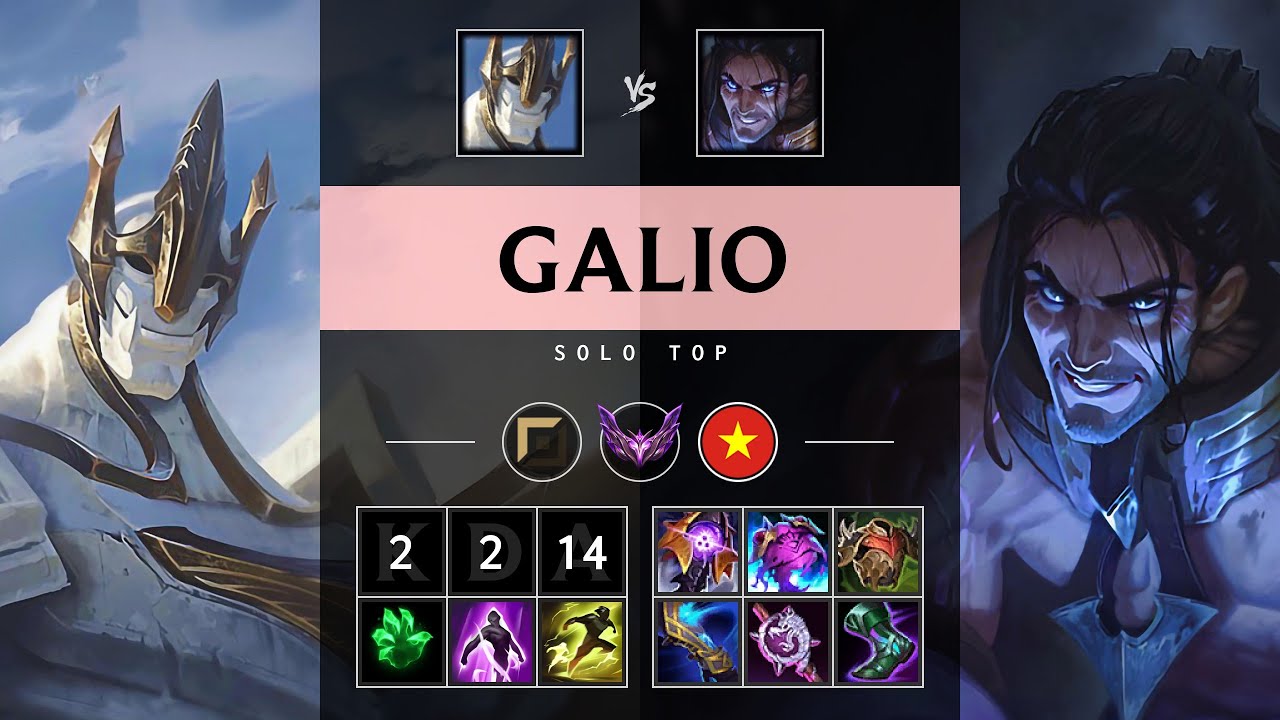 Galio Top vs Sylas - VN Master Patch 25.14