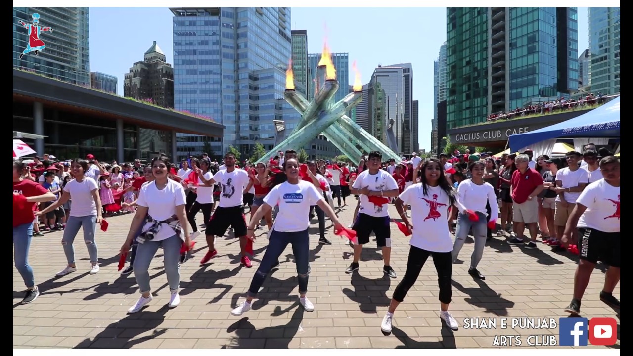 Canada 150 Bhangra Flashmob - Vancouver