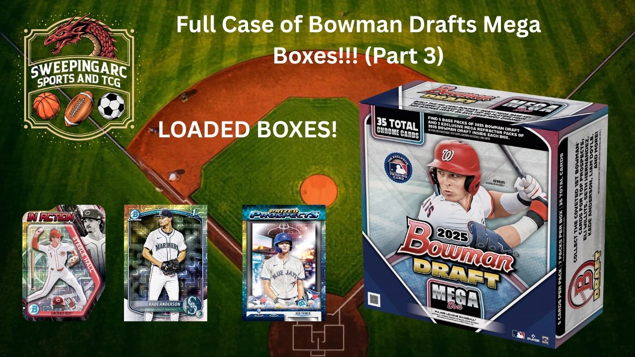 2025 Bowman Draft Mega Boxes Full Case (Part 3) - Rose Gold 1/1 Hit!