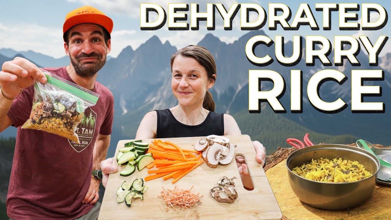 Healthy Homemade Food On The Go! Dehydrated Curry Rice Recipe