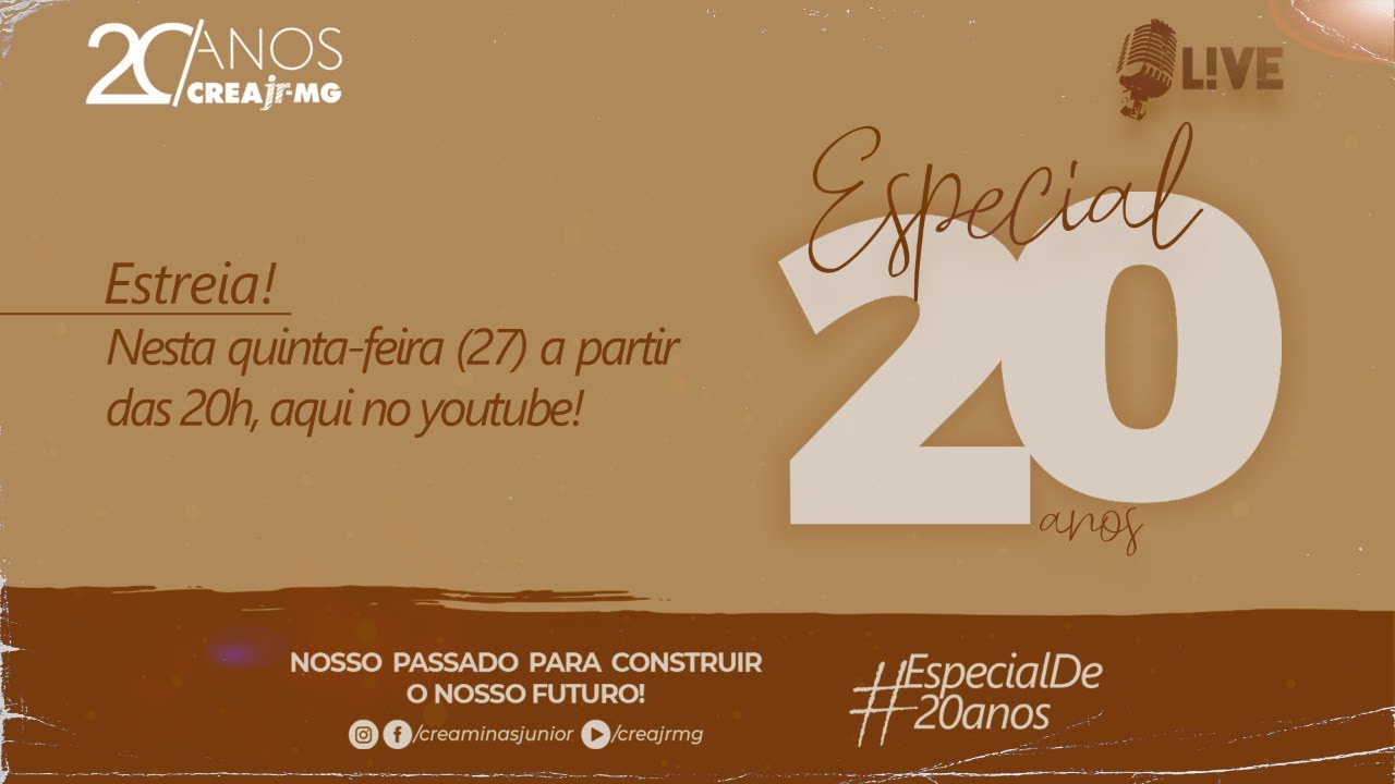 Especial 20 anos Crea Jr-MG