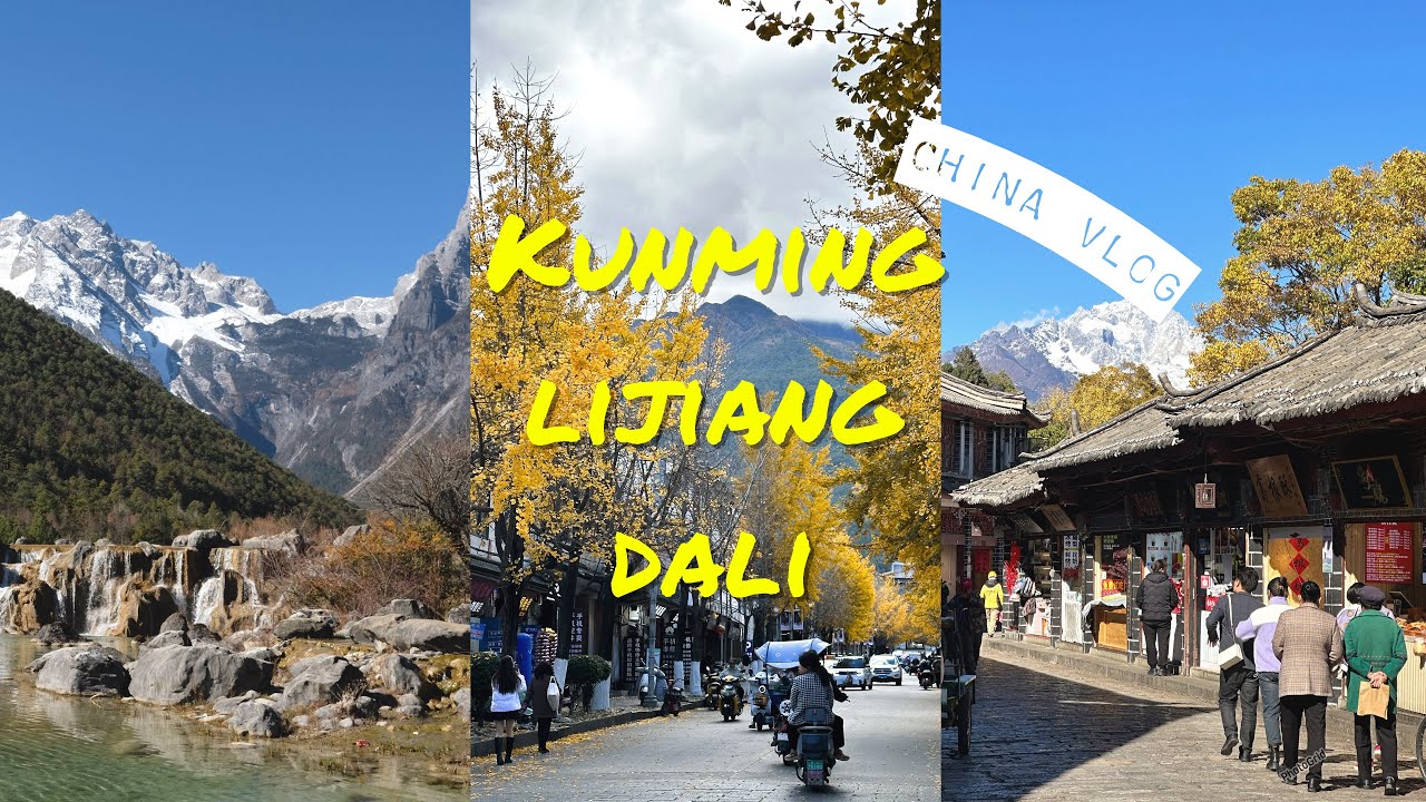 [CHINA VLOG]เที่ยวจีน คุนหมิง ลี่เจียง ภูเขามังกรหยก ต้าหลี่ ฉบับไปเอง 5วัน 4คืน | JourneywithSatang