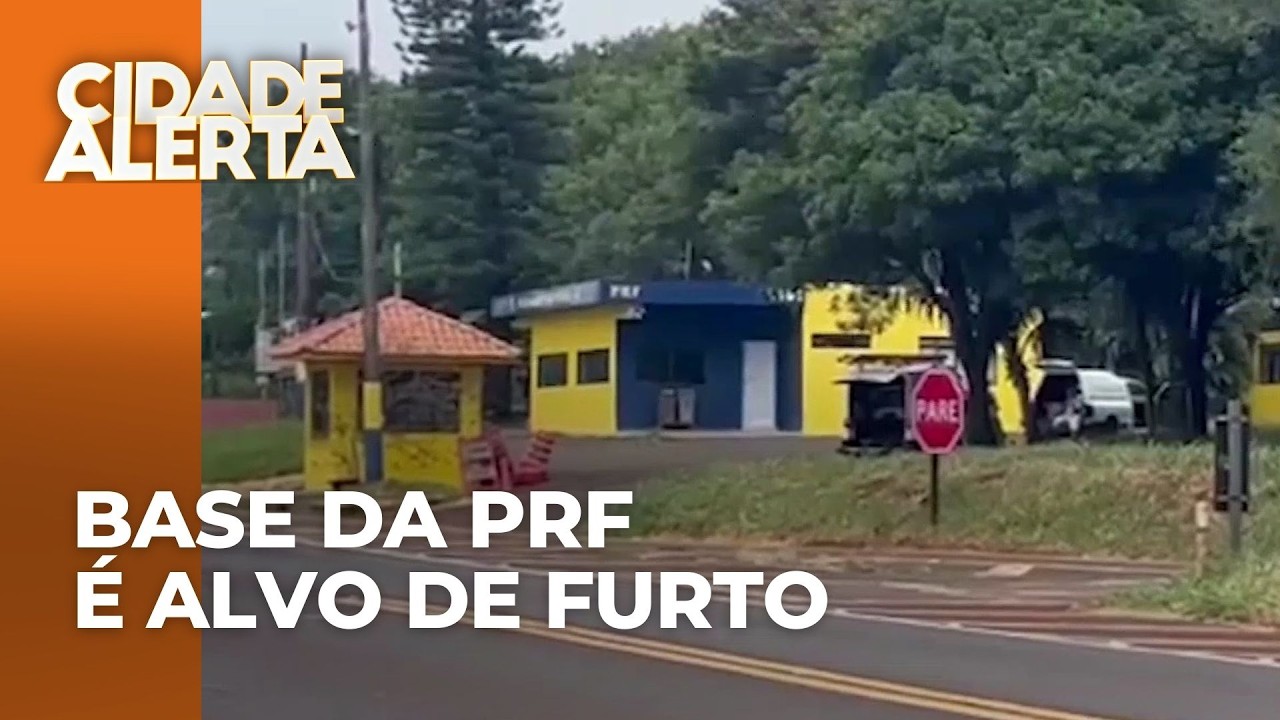 Casal é preso depois de furtar base operacional da PRF na região de Londrina