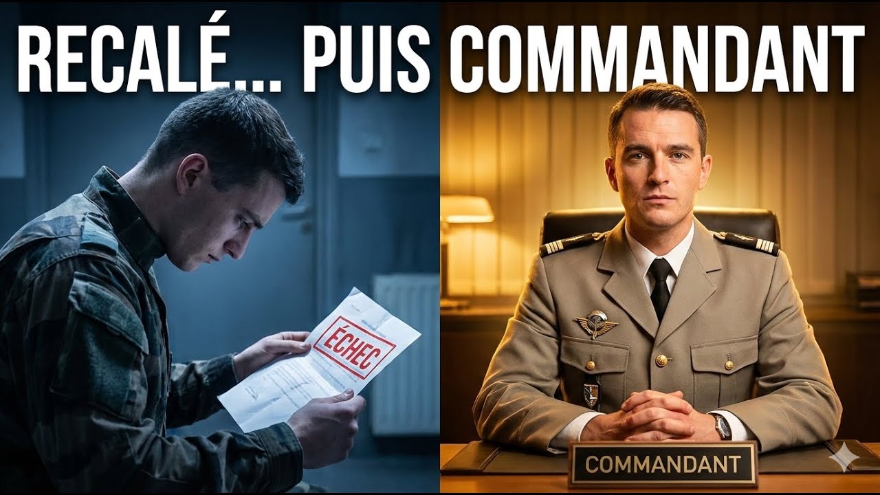👉 Recalé une première fois… il n’a jamais abandonné et a fini commandant