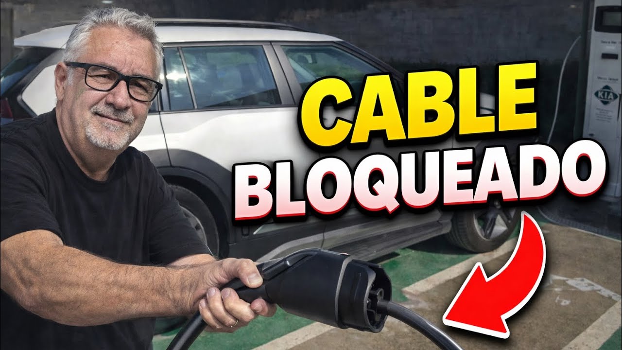 ⚡️El cable quedó BLOQUEADO en el punto de carga....y así lo solucioné