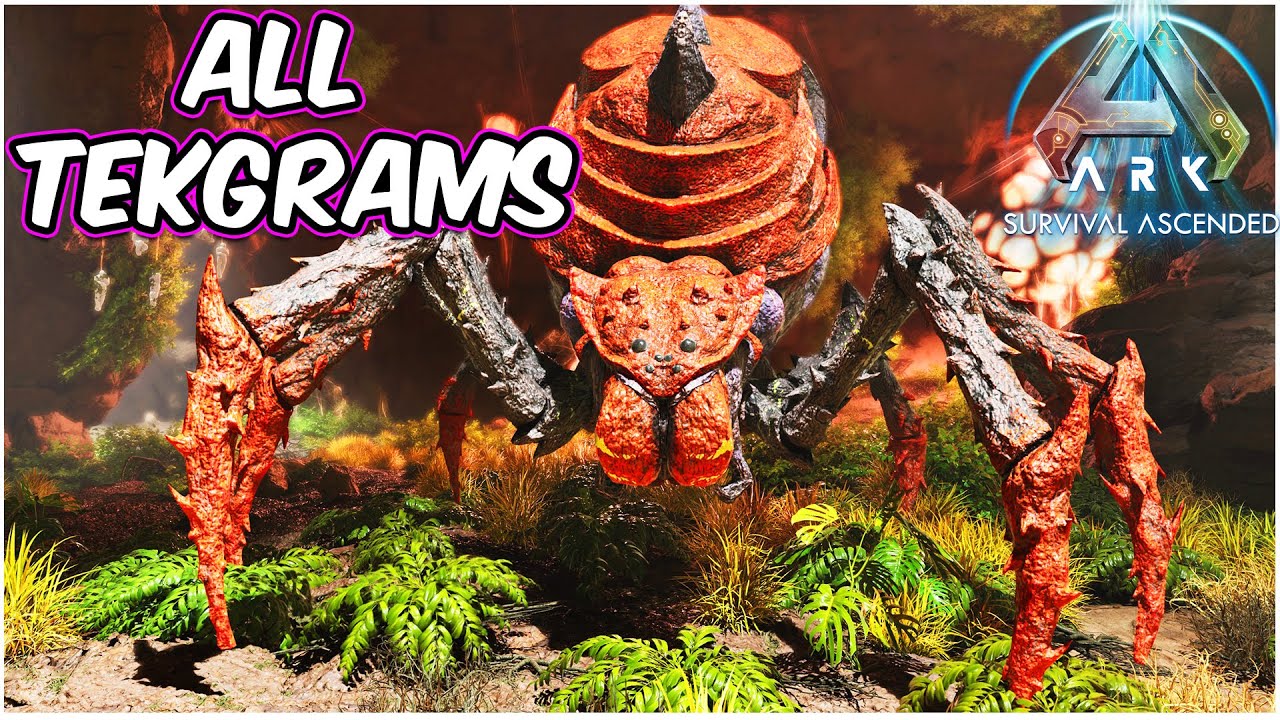 All TEKGRAMS From Ark Survival Ascended Bosses!