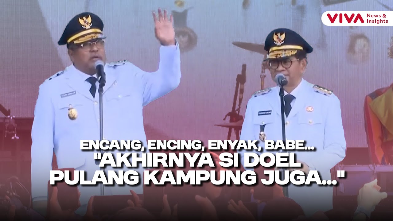 Pertama Kali Sebagai Gubernur, Pramono Anung dan Rano Karno Sapa Warga Jakarta